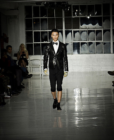 Runway fashion photography