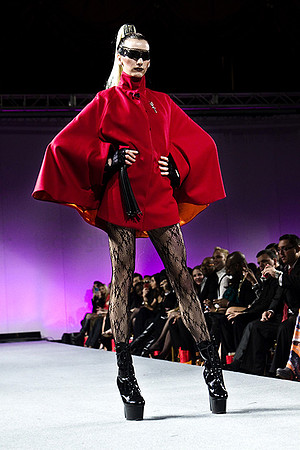 Runway fashion photography