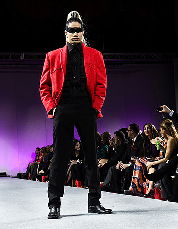 Runway fashion photography