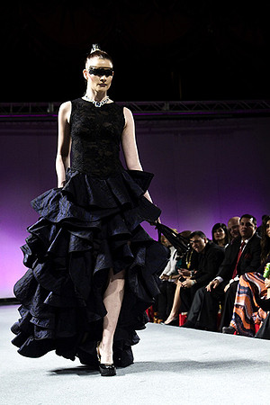 Runway fashion photography