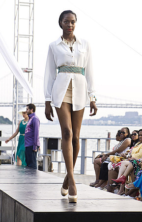 Runway fashion photography