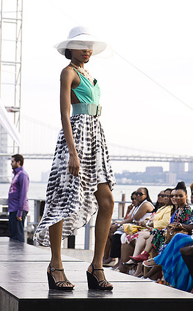 Runway fashion photography