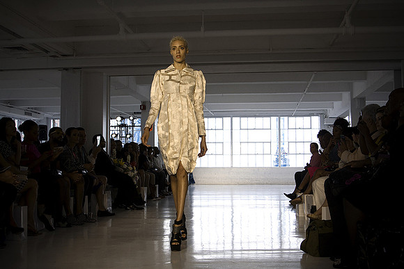 Runway fashion photography