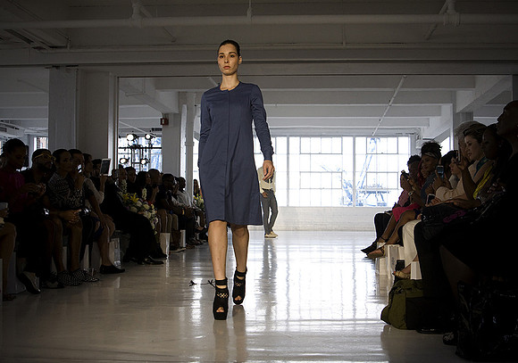 Runway fashion photography