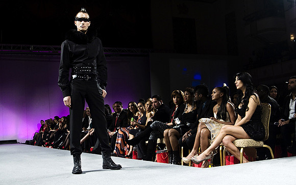 Runway fashion photography
