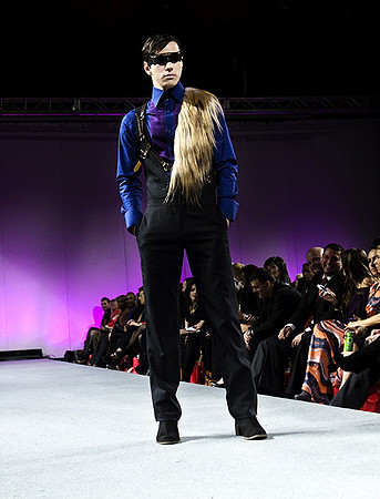 Runway fashion photography