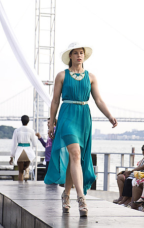 Runway fashion photography