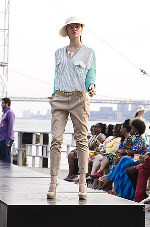 Runway fashion photography