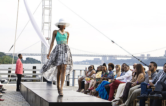 Runway fashion photography