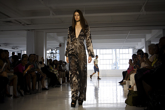 Runway fashion photography