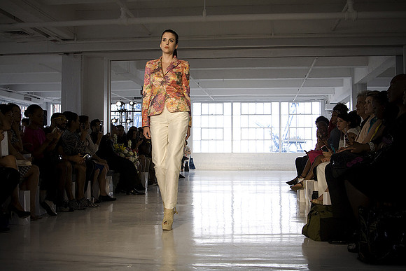 Runway fashion photography