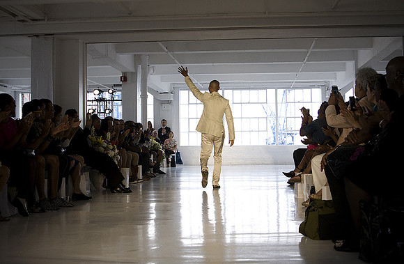 Runway fashion photography